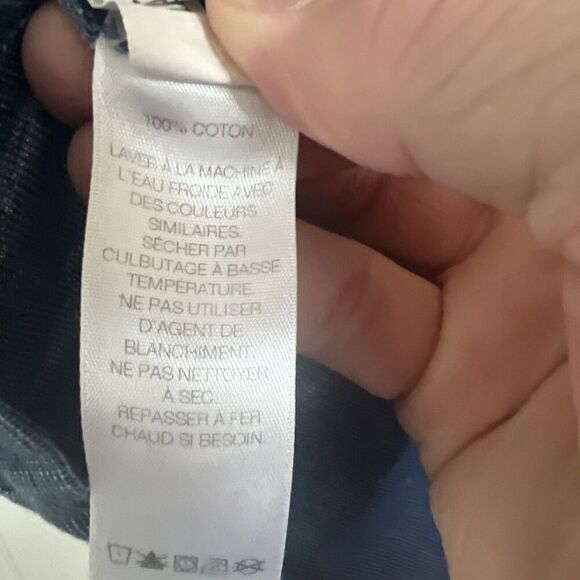 EUC Vineyard Vines Denim Color Cotton Pullover Top Small Long Sleeve - Picture 4 of 5